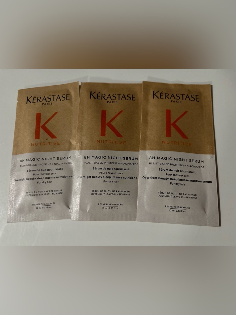 NEW Kerastase 8H Magic Night Serum sample set of 3, perfect for travel